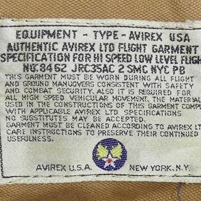 AVIREX - アビレックス B-11 フライトジャケット メンズ S 茶 本革