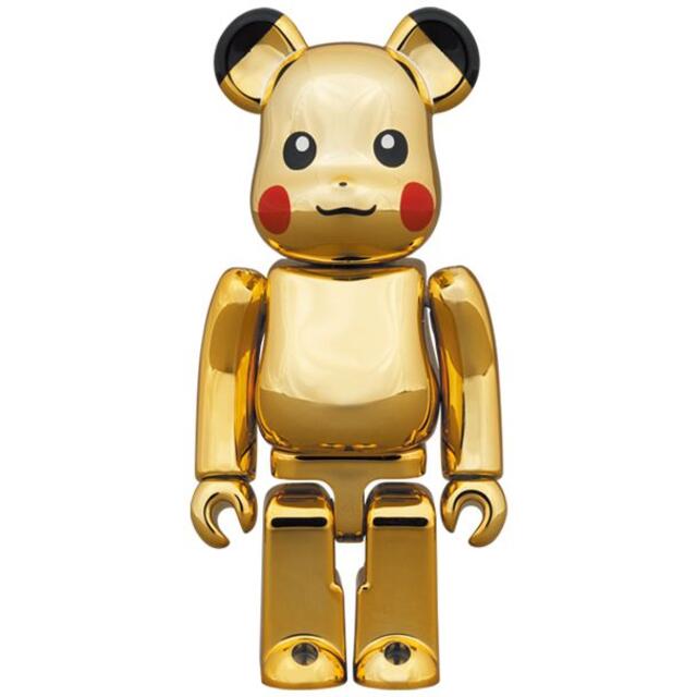 BE@RBRICK ピカチュウ GOLD CHROME Ver 100%400%