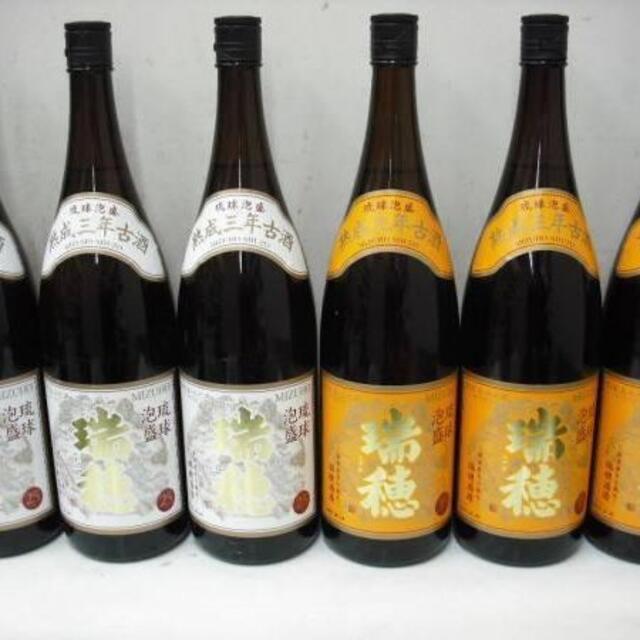 琉球泡盛 瑞穂 熟成三年古酒 25度＆35度 1.8Ｌ 2種６本セット