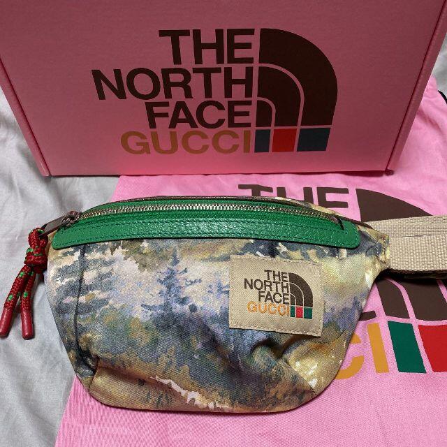 値下げ可】 THE NORTH FACE×GUCCI ウエストバッグ ポーチ-