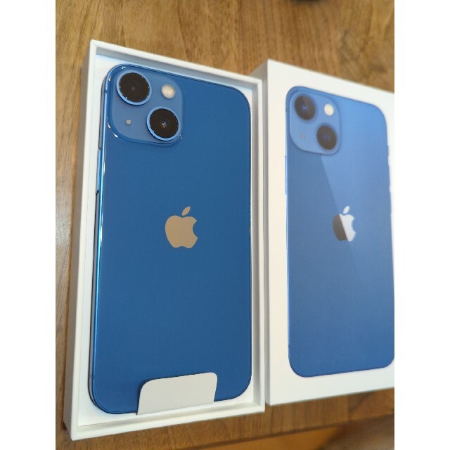 人気商品の iPhone - Blue 128GB mini iPhone13 スマートフォン本体