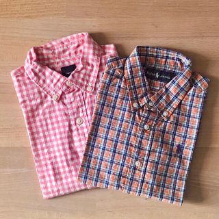 ラルフローレン(Ralph Lauren)の半袖シャツ　２枚　ラルフローソン　Gap　110(ブラウス)