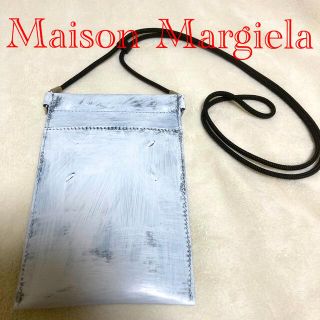 マルタンマルジェラ(Maison Martin Margiela)の森山様専用【新品】メゾンマルジェラ ペイント加工 スマホ ポーチ ボディバッグ(ボディーバッグ)