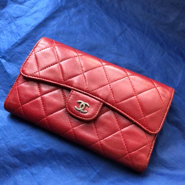 期間限定価格❣️CHANEL シャネル キャビアスキン マトラッセ 長財布