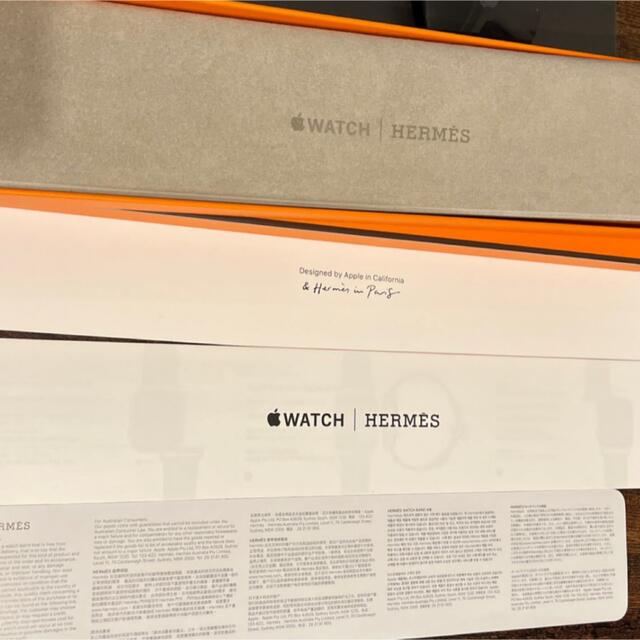 Apple Watch 45mm ルージュ H シンプルトゥールレザー エルメス - 1