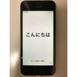 アイフォーン(iPhone)のiPhone 5s docomo版　16GB スペースグレイ【美品】本体のみ(スマートフォン本体)