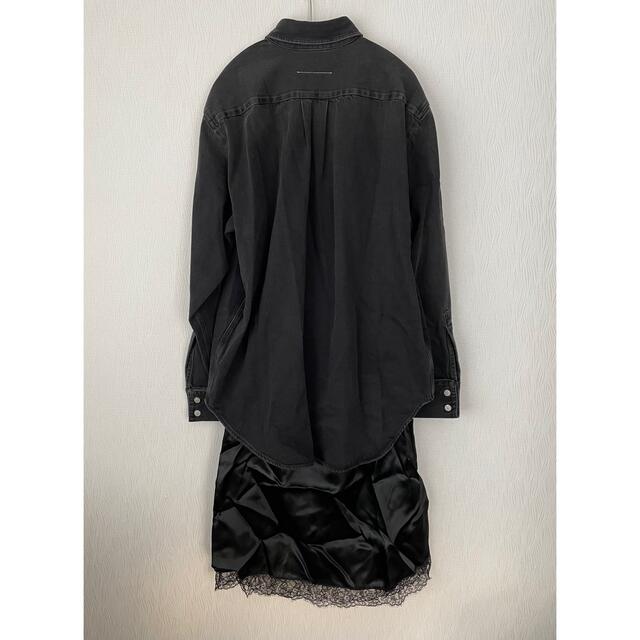 MM6(エムエムシックス)の【新品】MM6 MaisonMargiela 2wayワンピース デニムシャツ レディースのワンピース(ロングワンピース/マキシワンピース)の商品写真