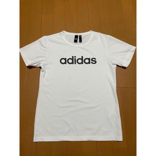 アディダス(adidas)の【美品】adidas白Tシャツ(Tシャツ(半袖/袖なし))