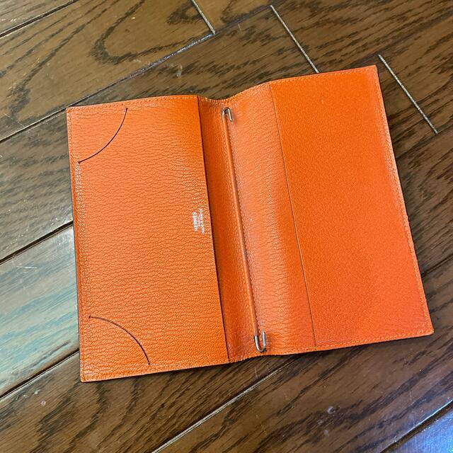 Hermes(エルメス)のエルメス　アジェンダ手帳カバー　ゴールド✖️オレンジ メンズのファッション小物(手帳)の商品写真