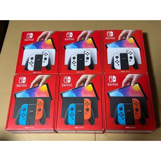 ニンテンドースイッチ(Nintendo Switch)のニンテンドースイッチ有機EL 新品未開封6台セット(携帯用ゲーム機本体)