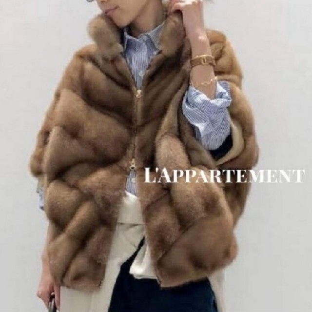 品質重視 LAppartement Mink Zip ブルゾン◇新品未使用 毛皮/ファー