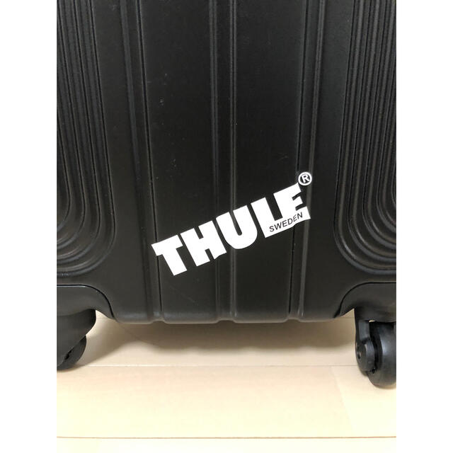 THULE(スーリー)のTHULE/スーリー ロゴステッカー ホワイト 白 正規品 サイズ中 13cm 自動車/バイクのバイク(ステッカー)の商品写真