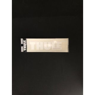 スーリー(THULE)のTHULE/スーリー ロゴステッカー ホワイト 白 正規品 サイズ中 13cm(ステッカー)