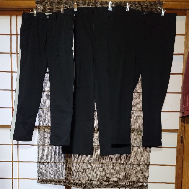 ZARA(ザラ)の断捨離出品‼️美品‼️ZARA黒パンツ　3本セット売り メンズのパンツ(スラックス)の商品写真