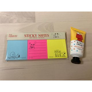 スヌーピー(SNOOPY)のmoco様専用♡スヌーピー  付箋セットのみ(ハンドクリーム)