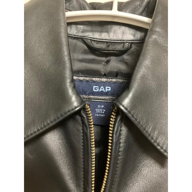 GAP(ギャップ)の最終値下げ　old gap 90s レザージャケット メンズのジャケット/アウター(レザージャケット)の商品写真