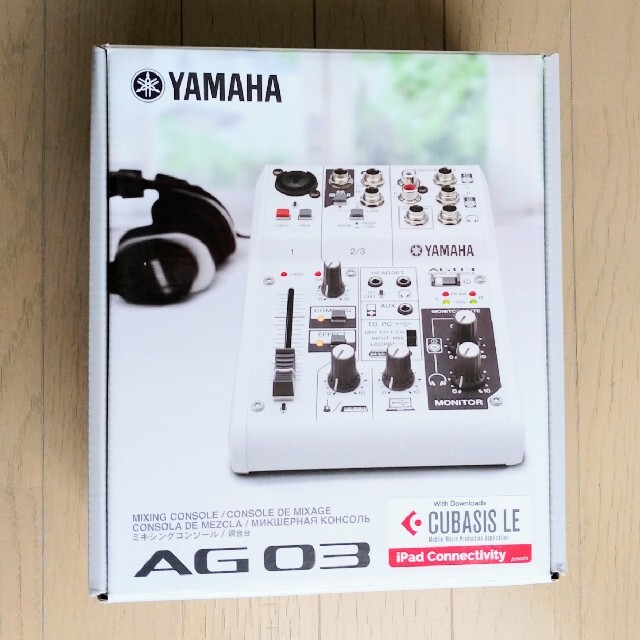 女性に人気! YAMAHA AG03 マイク ヘッドホン ポップガード セット