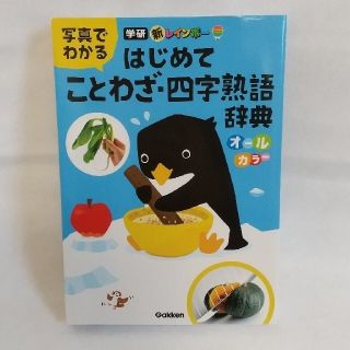 新レインボー写真でわかるはじめてことわざ・四字熟語辞典（オールカラー）(語学/参考書)