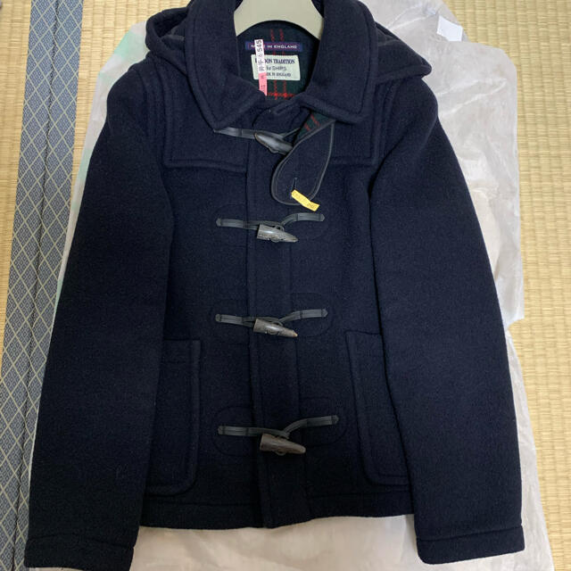SHIPS(シップス)のLondon tradition  濃紺　ショートダッフルコート レディースのジャケット/アウター(ダッフルコート)の商品写真