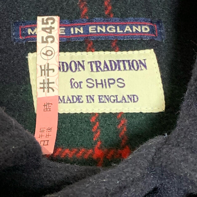 SHIPS(シップス)のLondon tradition  濃紺　ショートダッフルコート レディースのジャケット/アウター(ダッフルコート)の商品写真