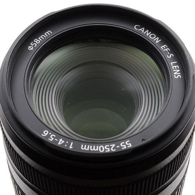キャノン望遠レンズ☆EF-S 55-250mm手ブレ補正つき☆2252-1