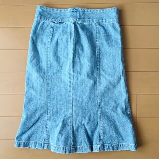 カルバンクライン(Calvin Klein)のカルバンクライン　デニムスカート　サイズ2(ひざ丈スカート)