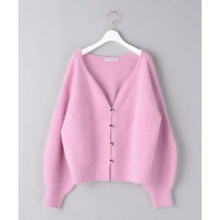 ユナイテッドアローズ(UNITED ARROWS)の【新品未使用】AEWEN MATOPH / ラクーンファーキーネックカーディガン(カーディガン)