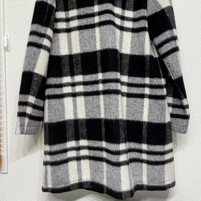 SCOTCH & SODA チェスターコート 黒白モノトーン チェック 秋冬