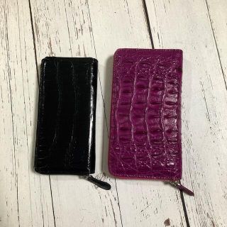 国産セール 年末年始特別SALE!クロコダイル長財布 特大クラウン/貫禄