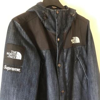 シュプリーム(Supreme)のsupreme northface Denim Dot Shot Jacket(マウンテンパーカー)