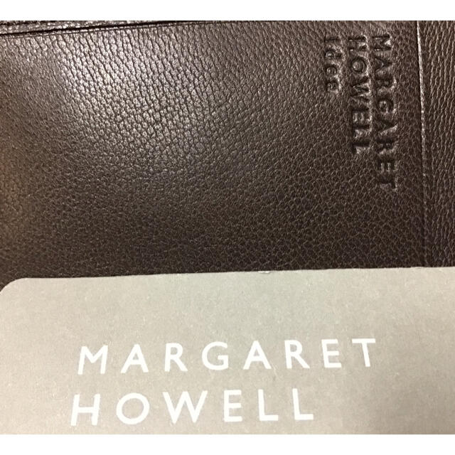 MARGARET HOWELL(マーガレットハウエル)の本物マーガレットハウエル名刺入れ未使用こげ茶 レディースのファッション小物(名刺入れ/定期入れ)の商品写真