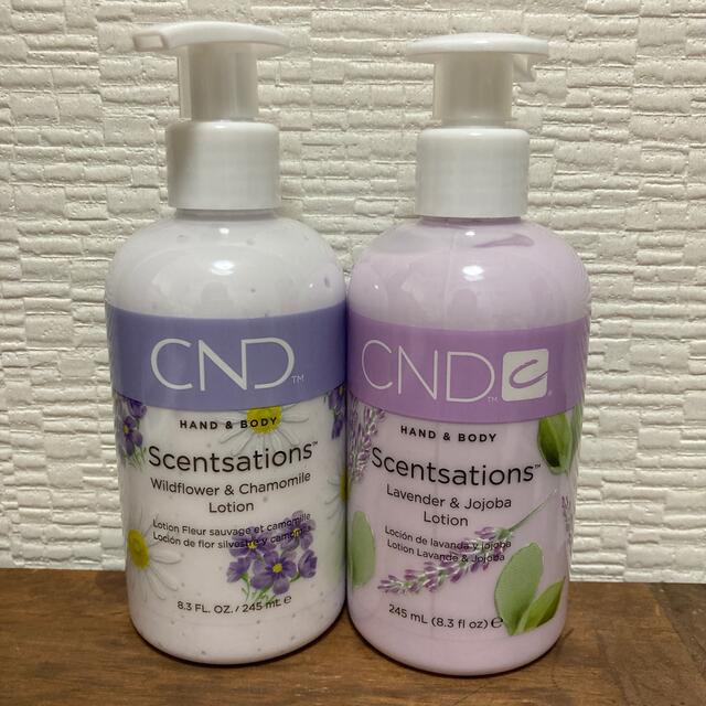 専用☆CND 新品2本セットハンド&ボディローション センセーション コスメ/美容のボディケア(ボディローション/ミルク)の商品写真