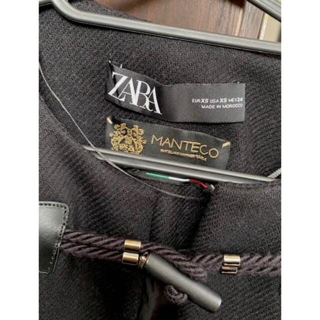 ZARA(ザラ)のZARA ザラ MANTECO ケープ コート ポンチョ レディースのジャケット/アウター(ポンチョ)の商品写真