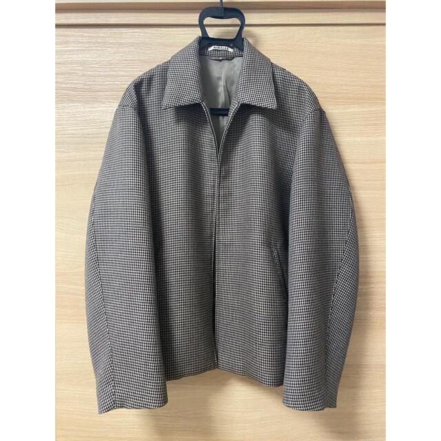 本日限定！auralee 18aw ダブルフェイスチェックブルゾン