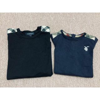 バーバリー(BURBERRY)のゆー子様専用☆Burberry ☆ キッズロンTセット80cm 100cm(Tシャツ/カットソー)