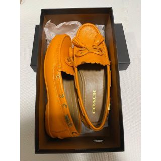 コーチ(COACH)のcoach tassel shoes 36.5 コーチ　タッセル　レザーシューズ(ローファー/革靴)