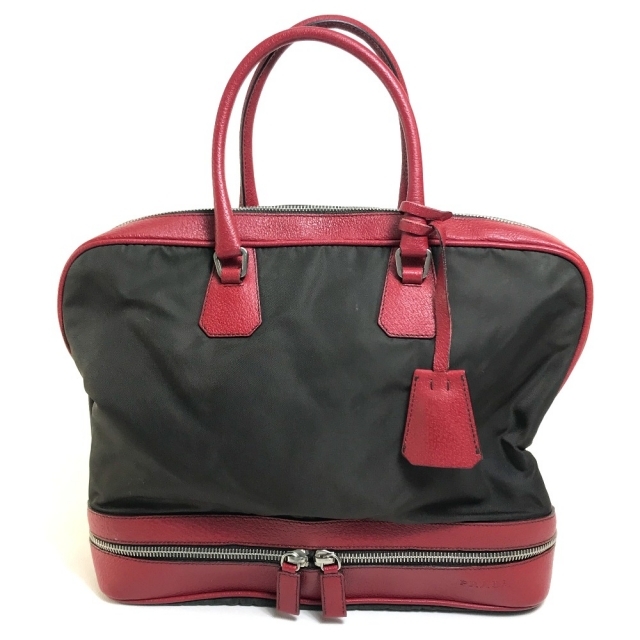 高価値 PRADA - プラダ PRADA スクエア型 トートバッグ ハンドバッグ