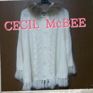 セシルマクビー(CECIL McBEE)のCECIL McBEE ♡ニットポンチョ(ポンチョ)