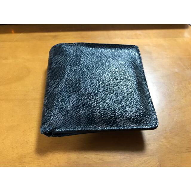 LOUIS VUITTON ポルトフォイユ・マルコ NM 二つ折り財布 黒-