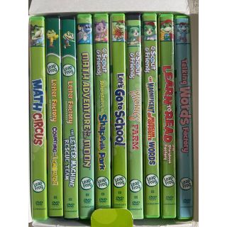 Leapfrog リープフロッグ dvd10枚セット 英語絵本 知育玩具(知育玩具)