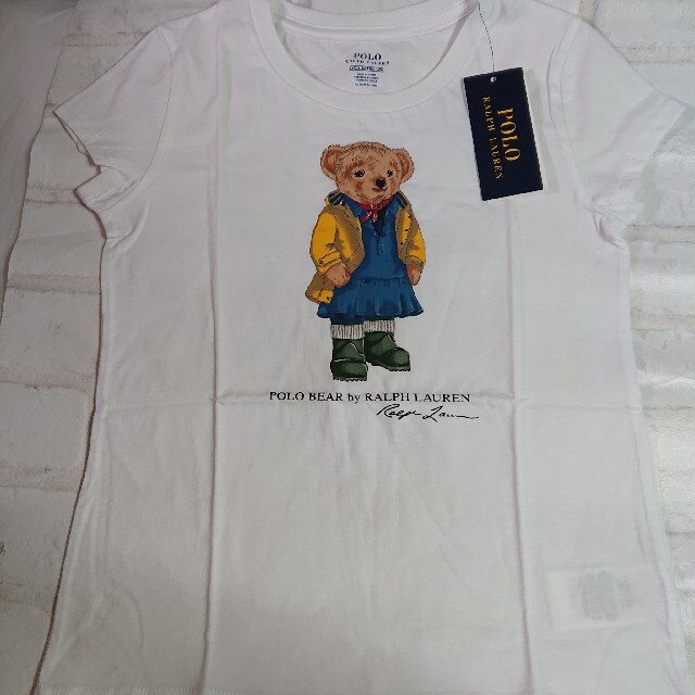 Ralph Lauren(ラルフローレン)のRalph Lauren レインコート ベア ジャージー Tシャツ 6X キッズ/ベビー/マタニティのキッズ服女の子用(90cm~)(Tシャツ/カットソー)の商品写真
