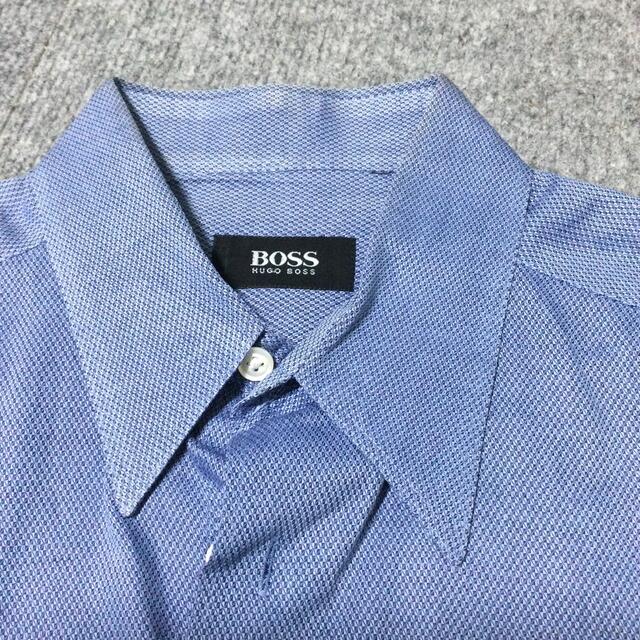 HUGO BOSS(ヒューゴボス)のHUGO BOSS シャツ　ブルー メンズのトップス(シャツ)の商品写真