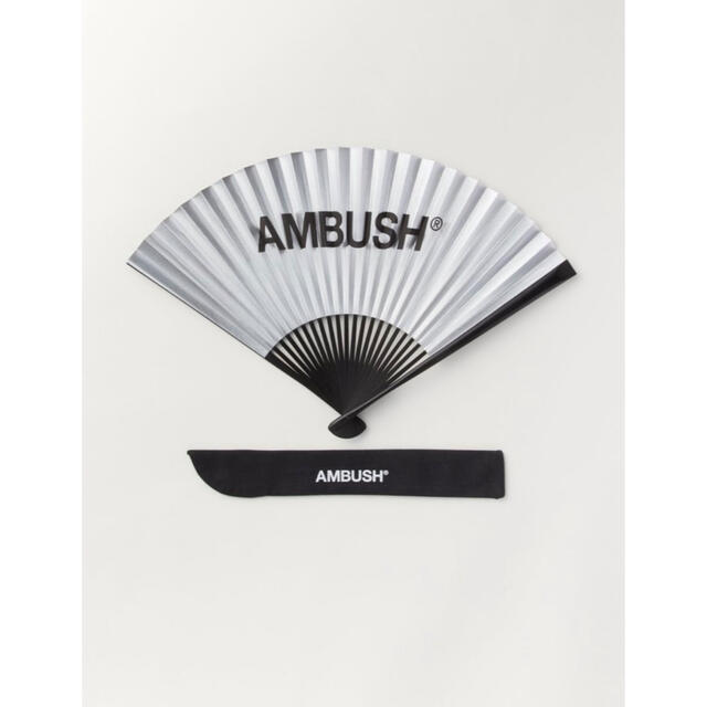 AMBUSH® FAN京都で制作シルバーの扇子