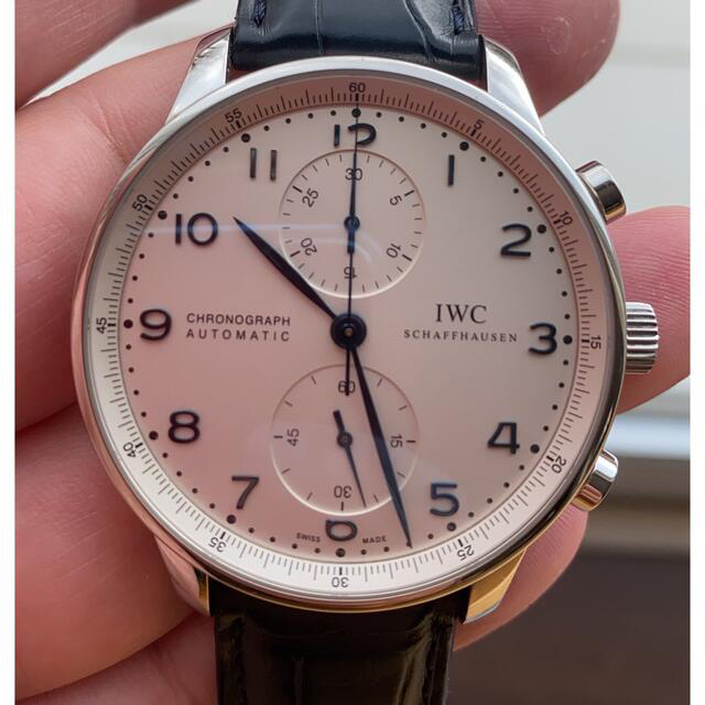 IWC371446 ポルトギーゼ　青針　Ｄバックル