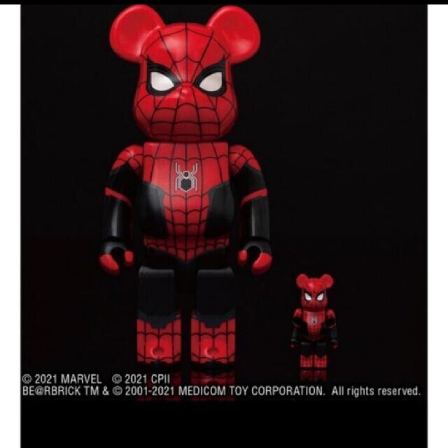 BE@RBRICK SPIDER-MAN UPGRADED SUIT　400