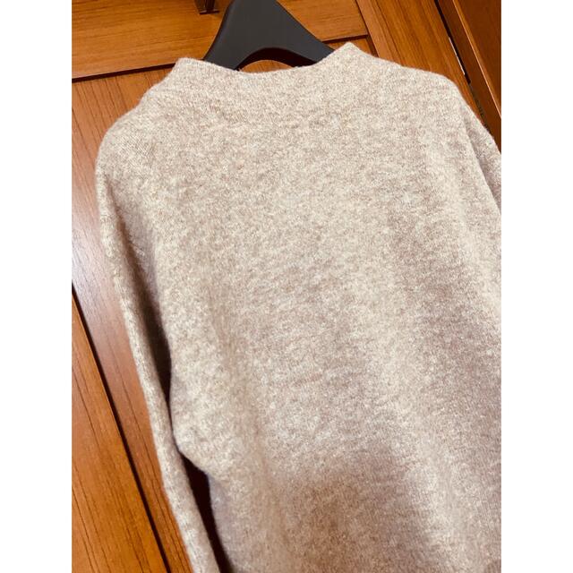 UNIQLO(ユニクロ)のスフレヤーンハイネックセーター（美品） レディースのトップス(ニット/セーター)の商品写真