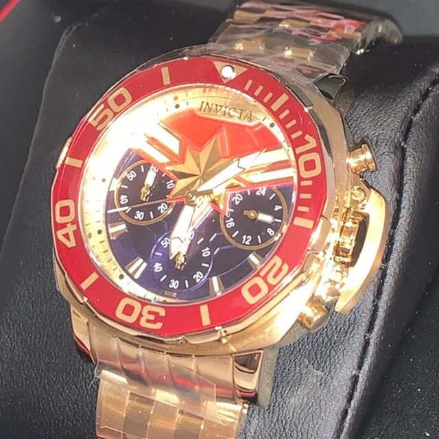 新品未使用 インビクタ キャプテンマーベル INVICTA 限定品 - 腕時計
