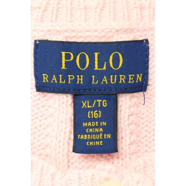 POLO RALPH LAUREN(ポロラルフローレン)のポロ・ラルフローレン フィッシャーマンニットワンピース XL レディースのワンピース(ロングワンピース/マキシワンピース)の商品写真