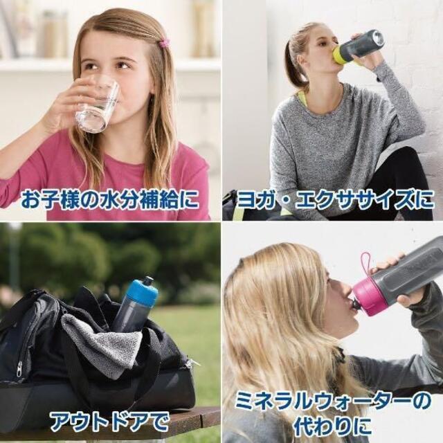 ボトル型浄水器 フィルアンドゴーアクティブ　ブリタ ライム　 BJGALIZ インテリア/住まい/日用品のキッチン/食器(浄水機)の商品写真