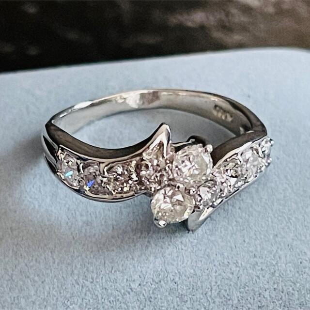 1ct💎スイートテン❤️ダイヤモンド　リング　pt900 レディースのアクセサリー(リング(指輪))の商品写真